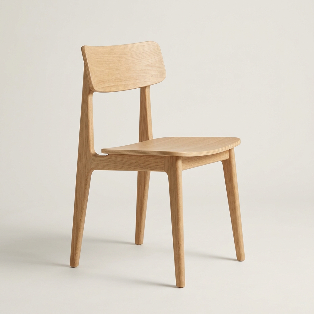 Fenwick dining chair in white oak