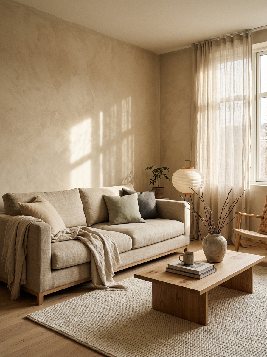 Harbor sofa in a sunlit living room