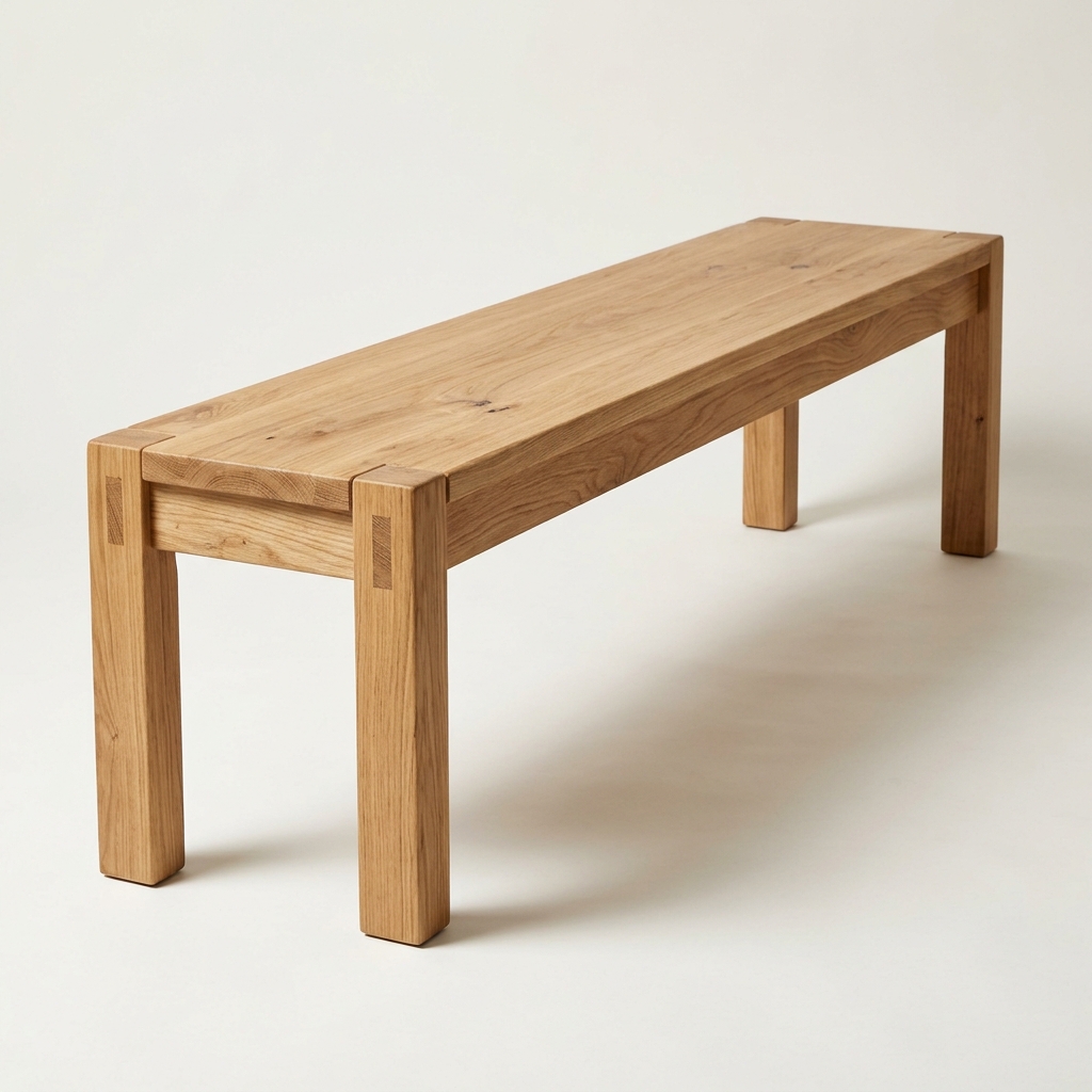 Tal bench in solid oak