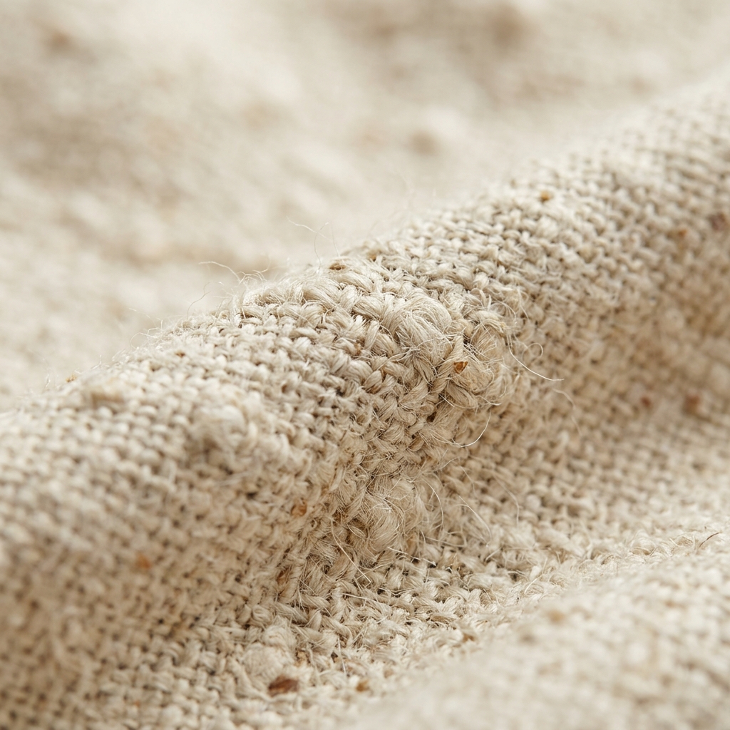 Close-up of linen texture
